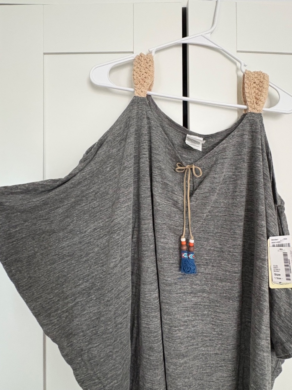 Lucky Brand Swim coverup tassels